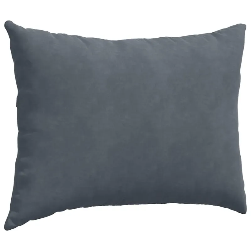 Sofa Pagalvės 2 pcs Tamsiai pilka 70 x 50 cm Kordūrinis audinys