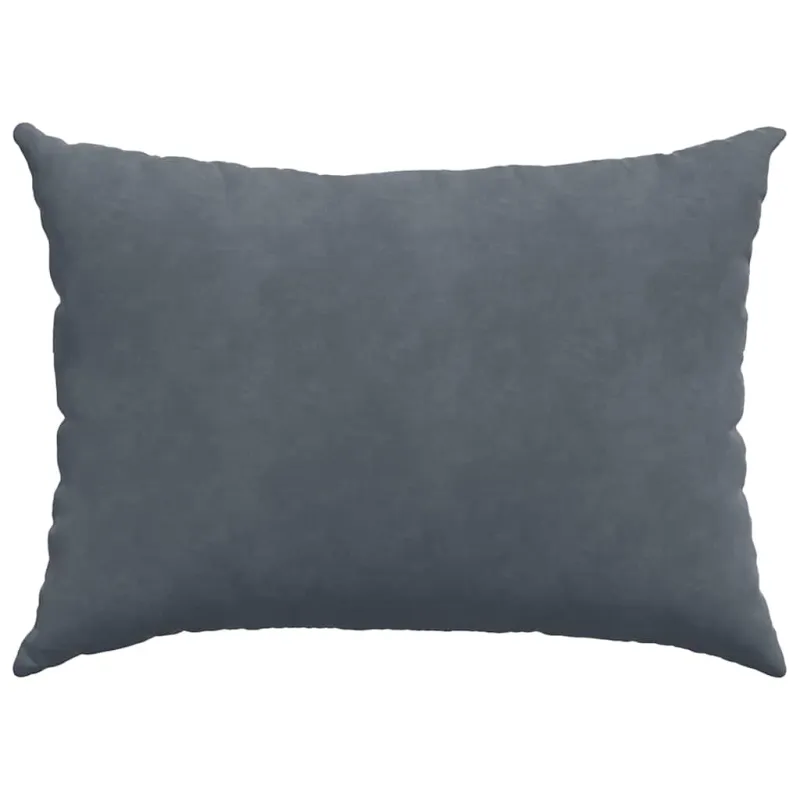 Sofa Pagalvės 2 pcs Tamsiai pilka 70 x 50 cm Kordūrinis audinys