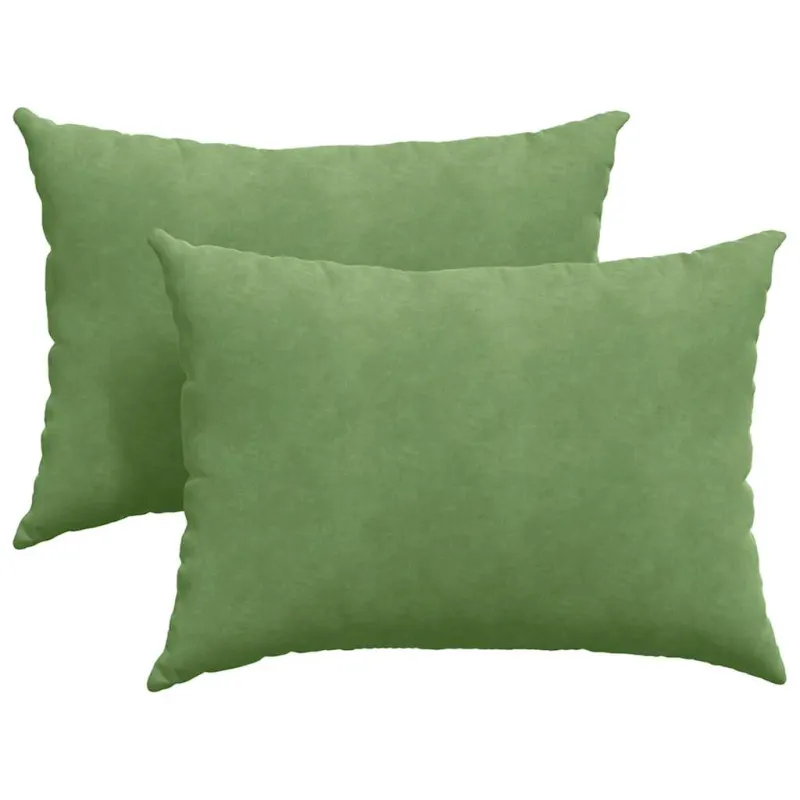 Sofa Pagalvės 2 pcs Šviesiai žalia 70 x 50 cm