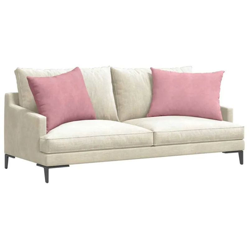 Sofa Pagalvės 2 pcs Rožinė 70 x 50 cm Kordūrinis audinys
