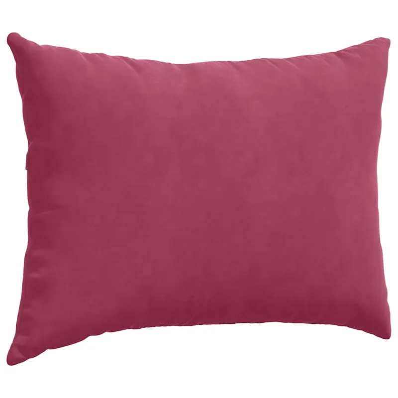 Sofa Pagalvės 2 pcs Vyno raudona 70 x 50 cm Kordūrinis audinys