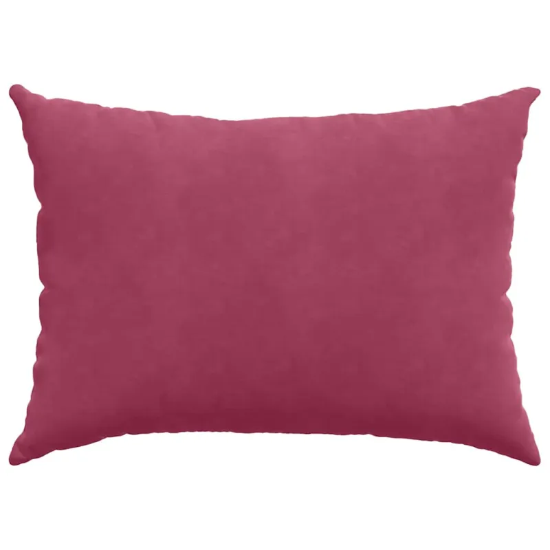 Sofa Pagalvės 2 pcs Vyno raudona 70 x 50 cm Kordūrinis audinys