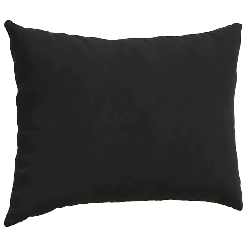 Sofa Pagalvės 2 pcs Juoda 70 x 50 cm Kordūrinis audinys