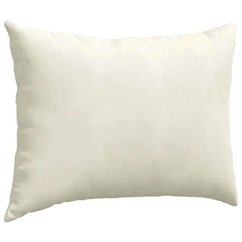 Sofa Pagalvės 2 pcs Kreminė 70 x 50 cm Kordūrinis audinys