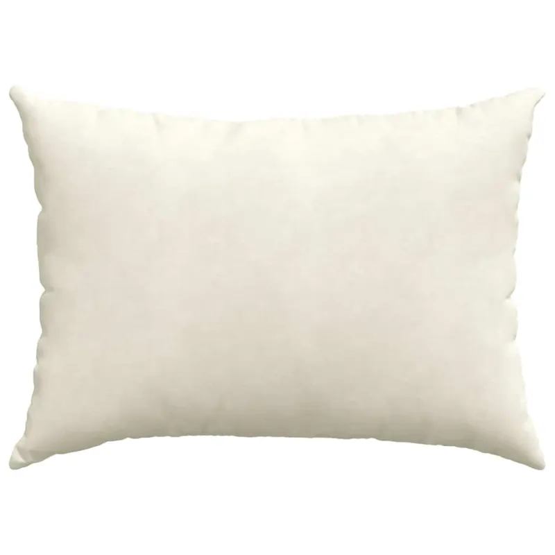 Sofa Pagalvės 2 pcs Kreminė 70 x 50 cm Kordūrinis audinys