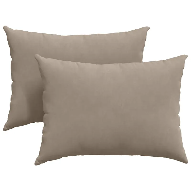 Sofa Pagalvės 2 pcs Taupe 70 x 50 cm audinys