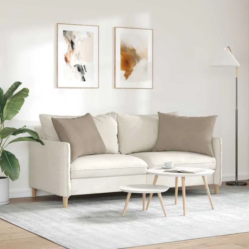 Sofa Pagalvės 2 pcs Taupe 70 x 50 cm audinys