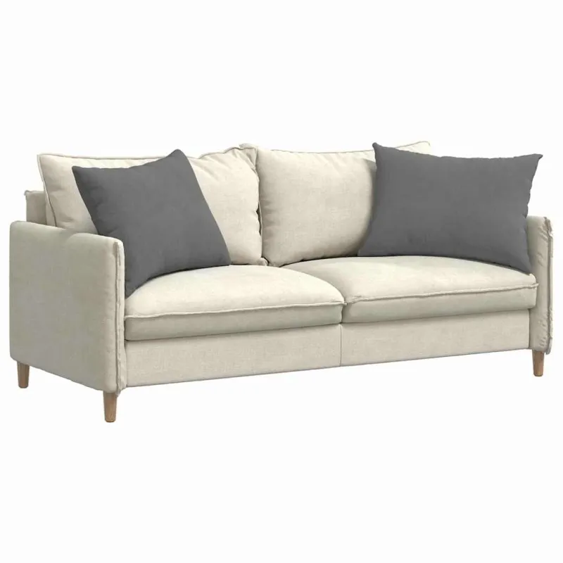 Sofa Pagalvės 2 pcs Tamsiai pilka 70 x 50 cm audinys
