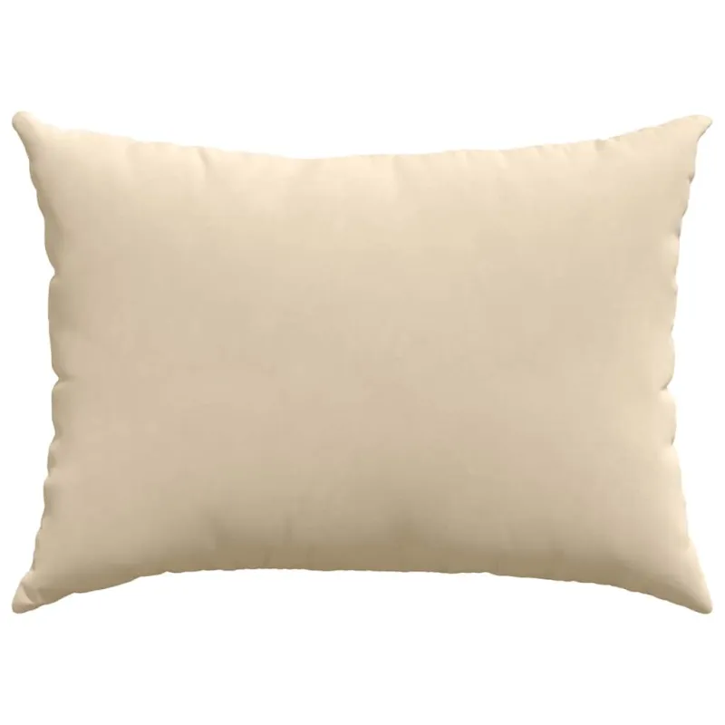 Sofa Pagalvės 2 pcs Kreminė 70 x 50 cm audinys