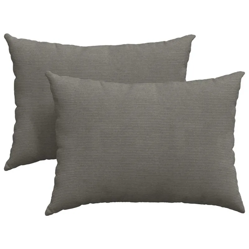 Sofa Pagalvės 2 pcs Šviesiai pilka 70 x 50 cm