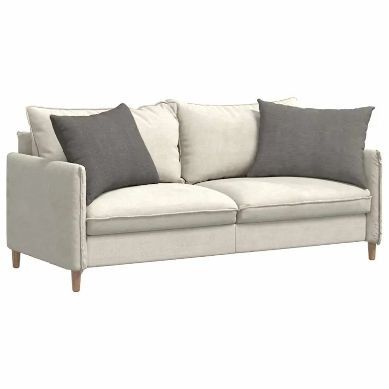 Sofa Pagalvės 2 pcs Šviesiai pilka 70 x 50 cm