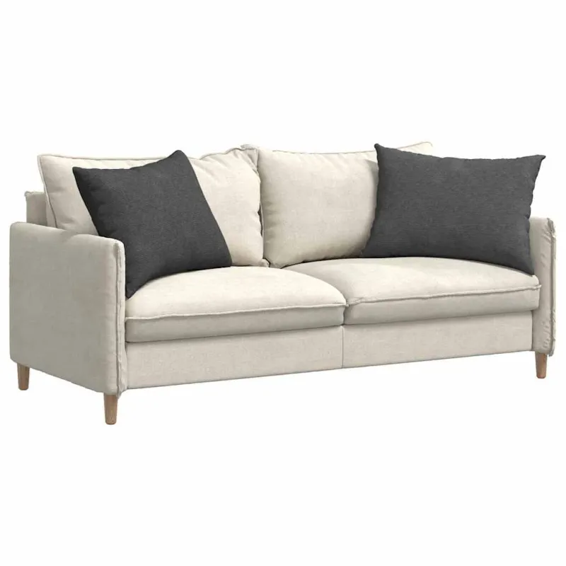Sofa Pagalvės 2 pcs Tamsiai pilka 70 x 50 cm Kordūrinis audinys