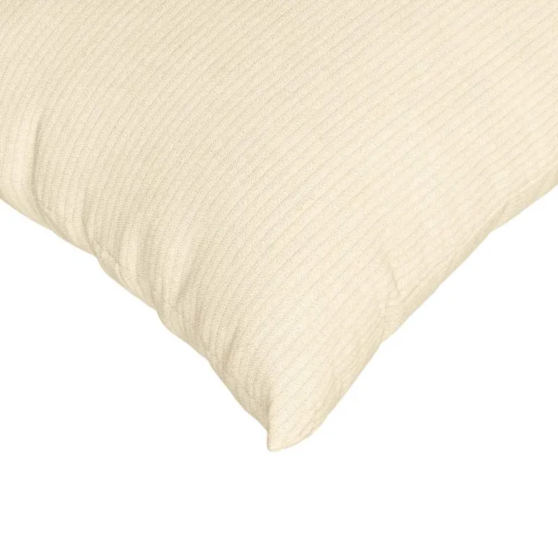 Sofa Pagalvės 2 pcs Kreminė 70 x 50 cm Kordūrinis audinys