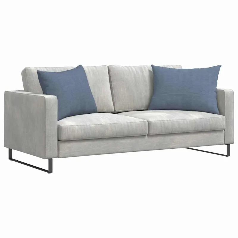 Sofa Pagalvės 2 pcs Mėlyna 70 x 50 cm Kordūrinis audinys