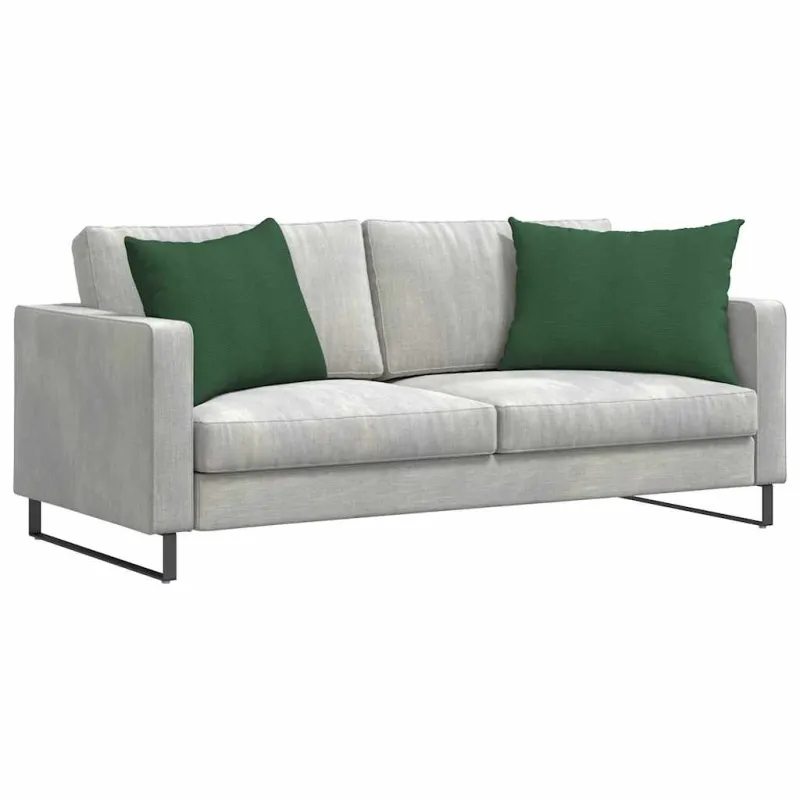 Sofa Pagalvės 2 pcs Tamsiai žalia 70 x 50 cm Kordūrinis audinys