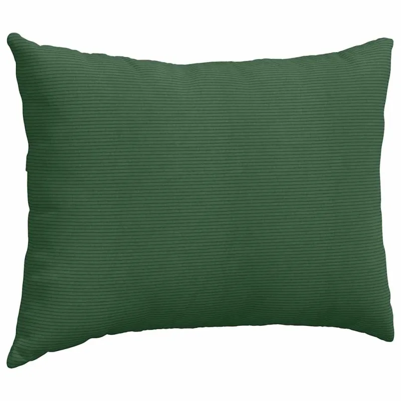 Sofa Pagalvės 2 pcs Tamsiai žalia 70 x 50 cm Kordūrinis audinys