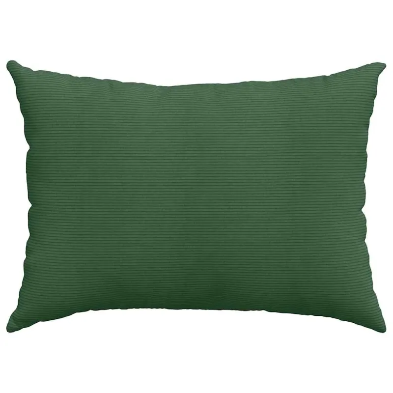 Sofa Pagalvės 2 pcs Tamsiai žalia 70 x 50 cm Kordūrinis audinys