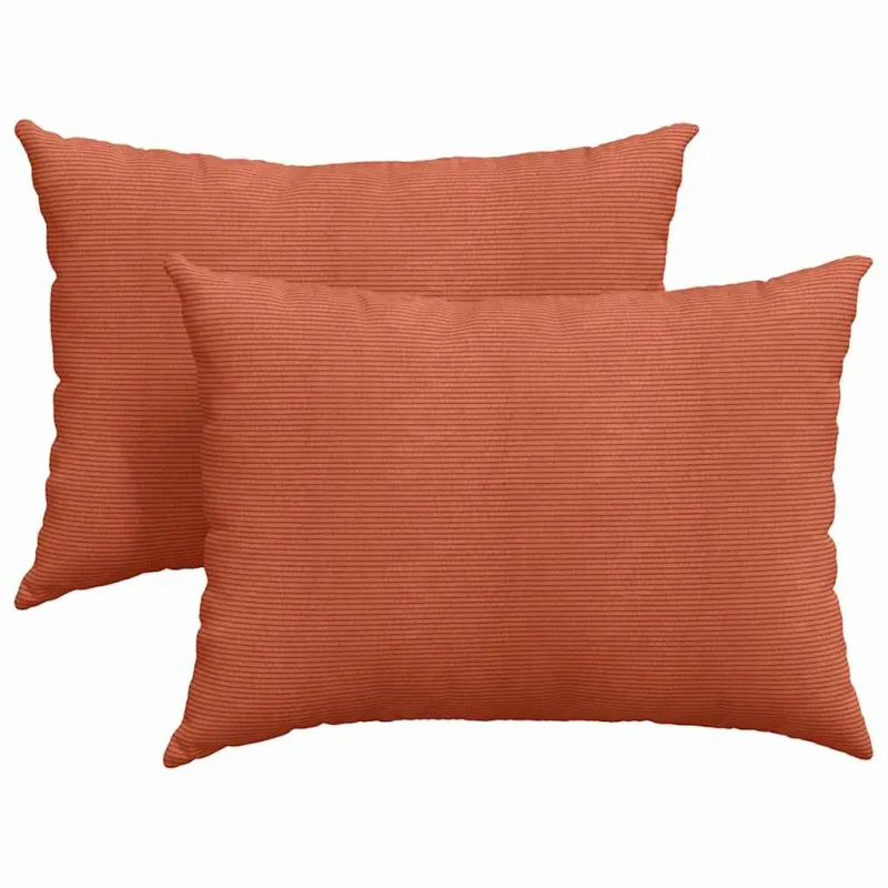 Sofa Pagalvės 2 pcs Raudona oranžinė 70 x 50 cm