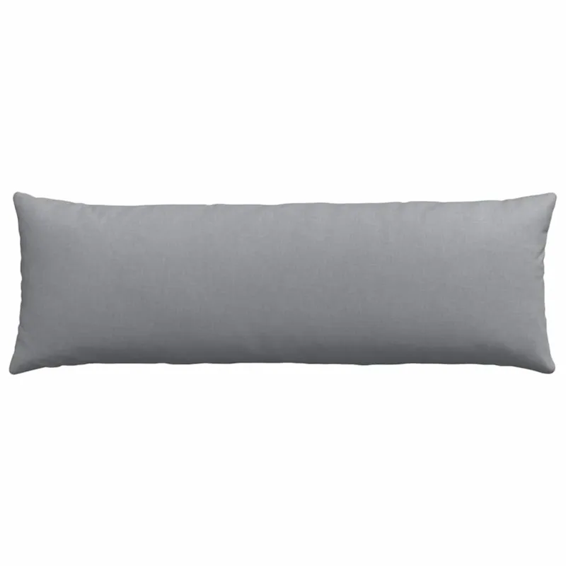 Sofa Pagalvės 2 pcs Šviesiai pilka 120 x 40 cm audinys
