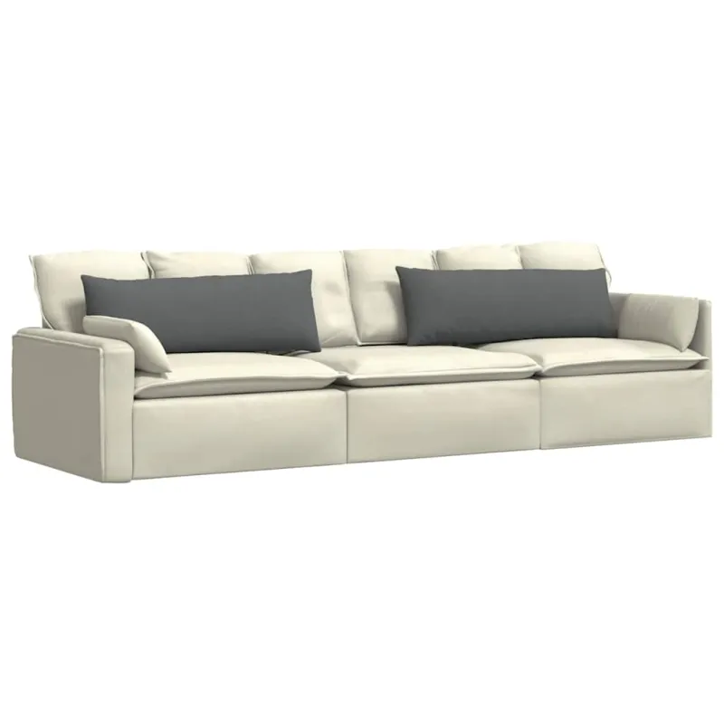 Sofa Pagalvės 2 pcs Tamsiai pilka 120 x 40 cm audinys