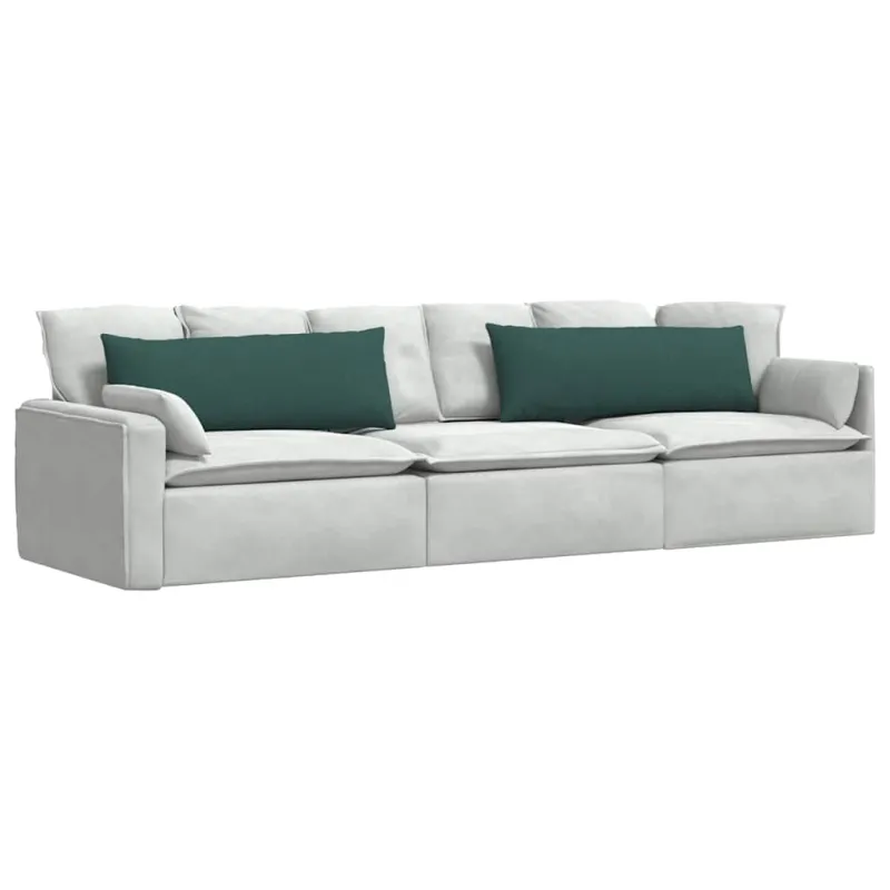 Sofa Pagalvės 2 pcs Tamsiai žalia 120 x 40 cm audinys