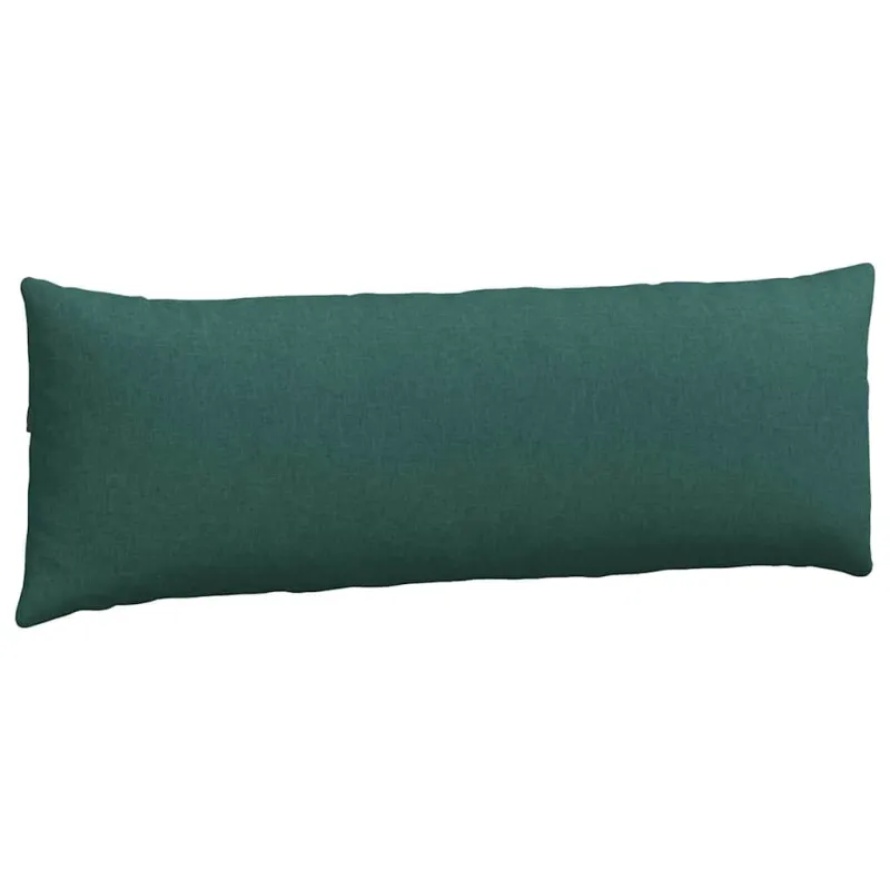 Sofa Pagalvės 2 pcs Tamsiai žalia 120 x 40 cm audinys