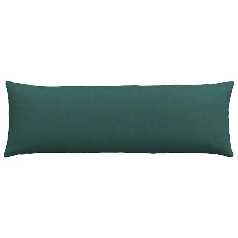 Sofa Pagalvės 2 pcs Tamsiai žalia 120 x 40 cm audinys