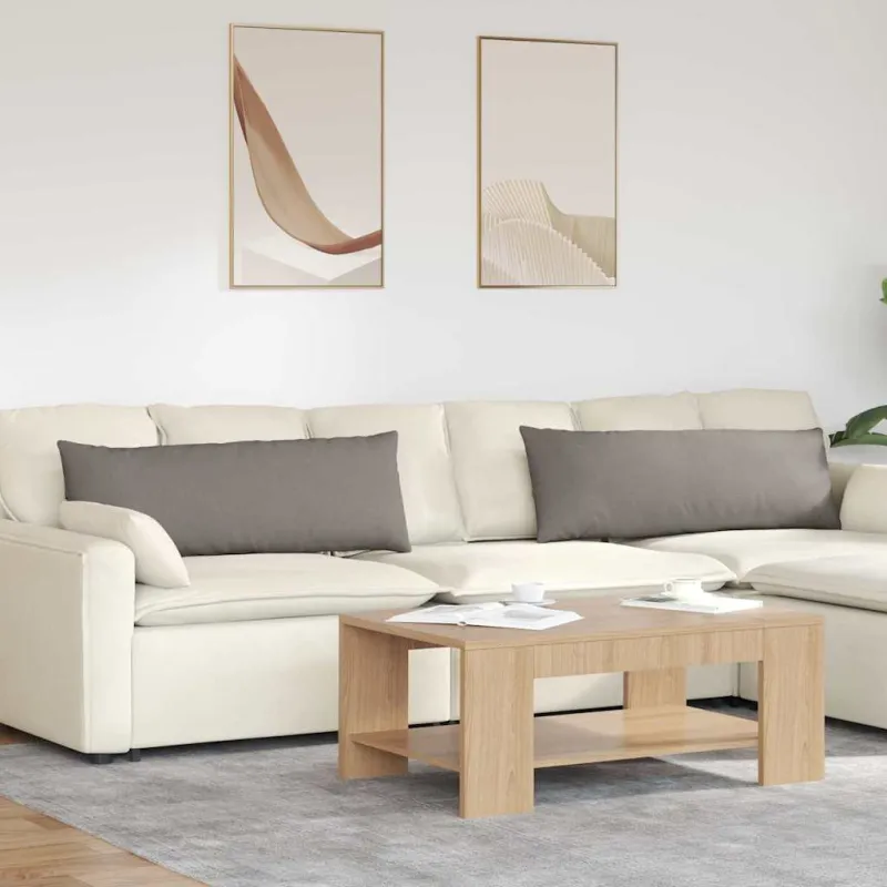 Sofa Pagalvės 2 pcs Tortora 120 x 40 cm audinys