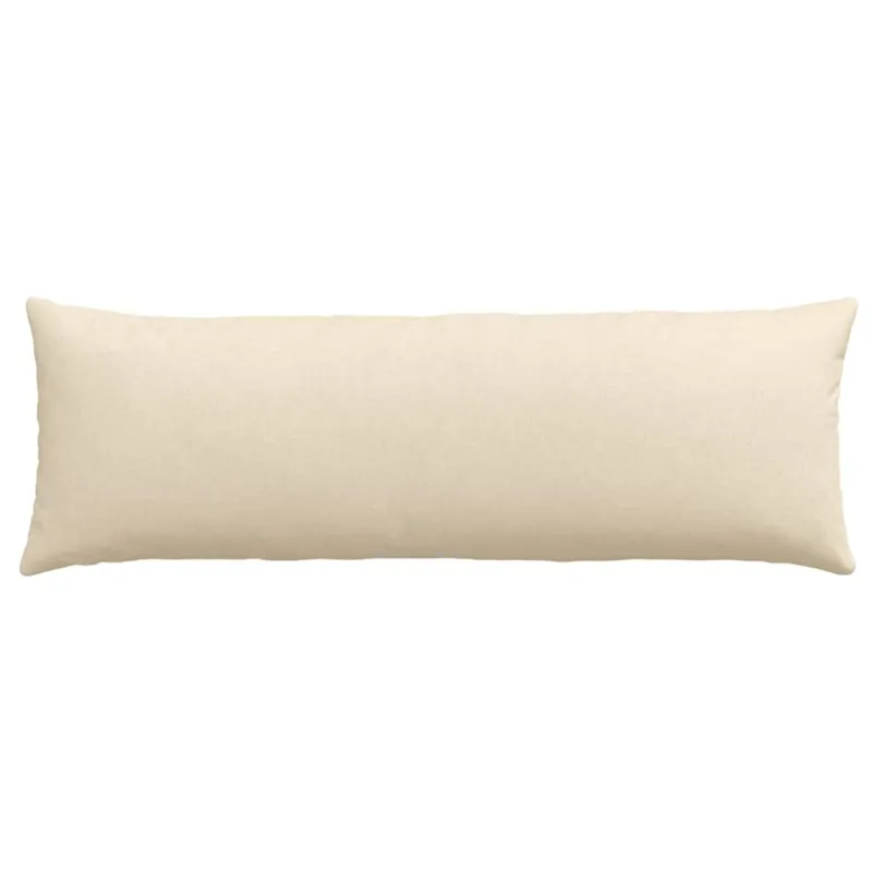 Sofa Pagalvės 2 pcs Kreminė 120 x 40 cm audinys