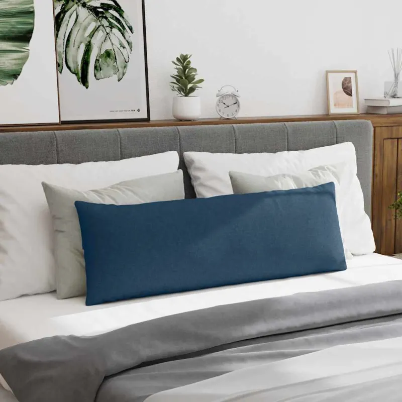 Sofa Pagalvės 2 pcs Mėlyna 120 x 40 cm audinys