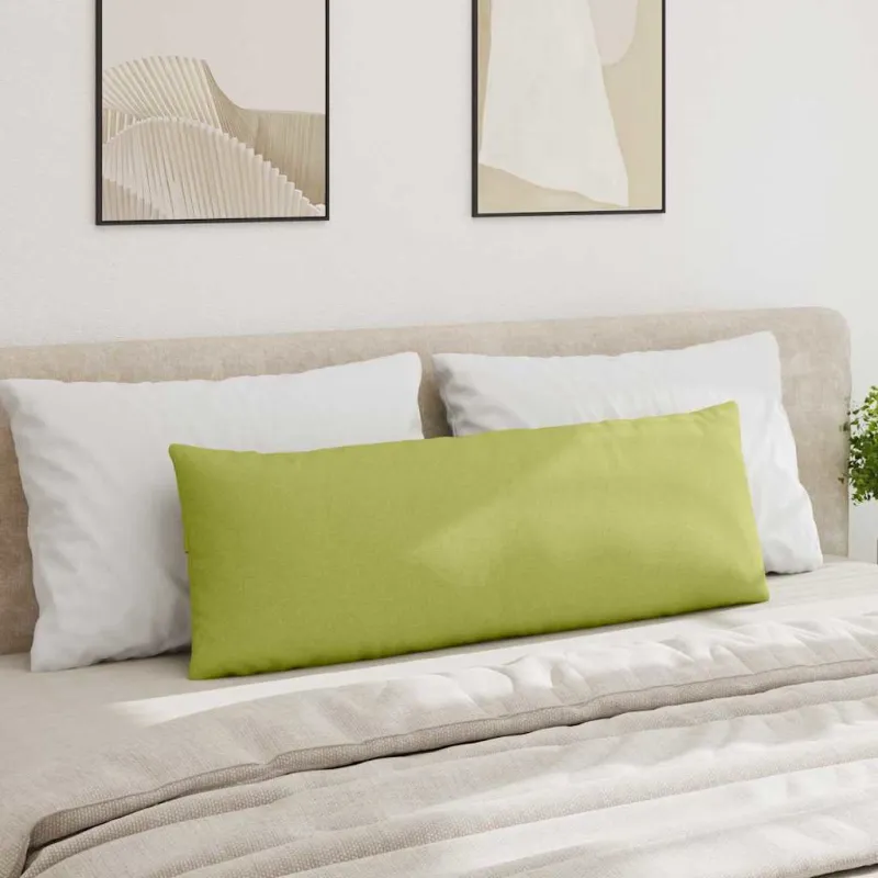 Sofa Pagalvės 2 pcs Šviesiai žalia 120 x 40 cm audinys