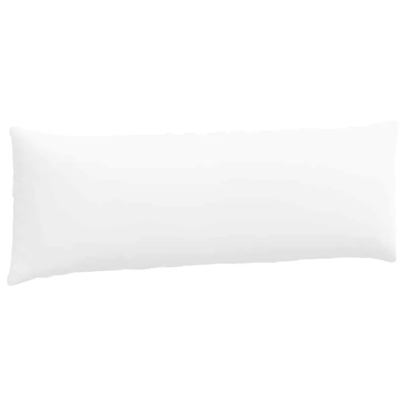 Sofa Pagalvės 2 pcs Balta 120 x 40 cm audinys