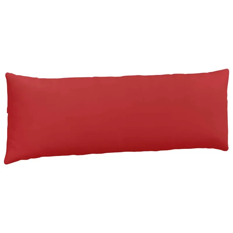 Sofa Pagalvės 2 pcs Raudona 120 x 40 cm audinys