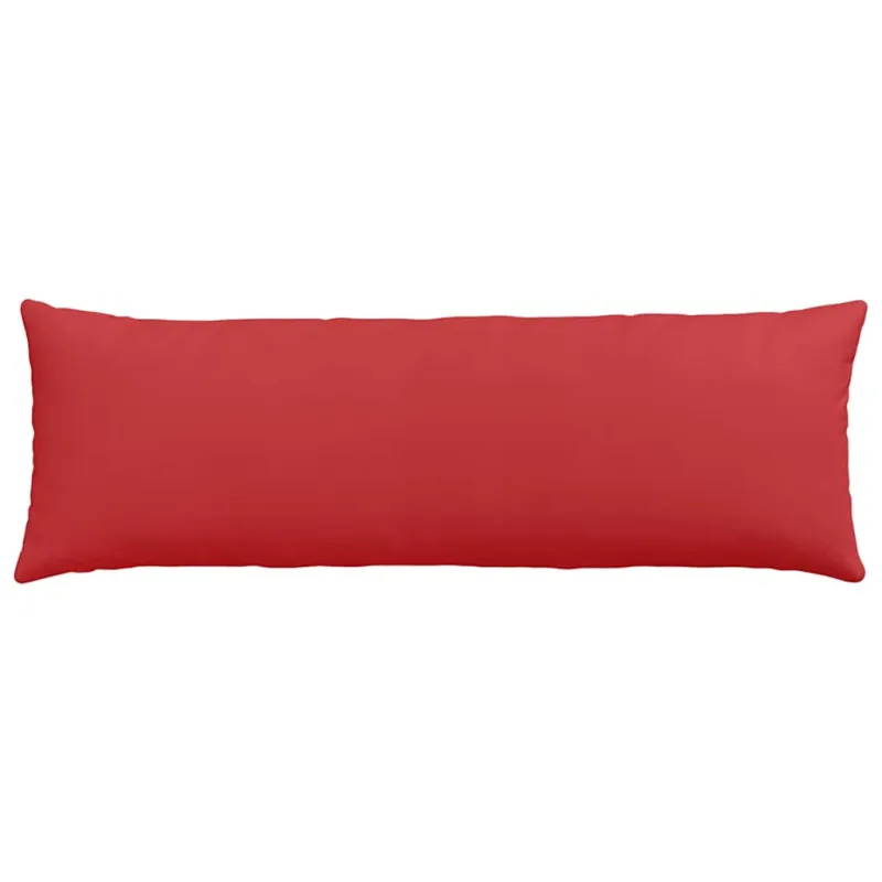 Sofa Pagalvės 2 pcs Raudona 120 x 40 cm audinys