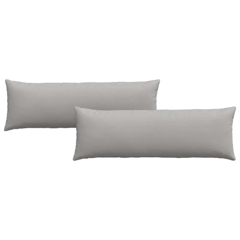 Sofa Pagalvės 2 pcs Debesų pilka 120 x 40 cm audinys