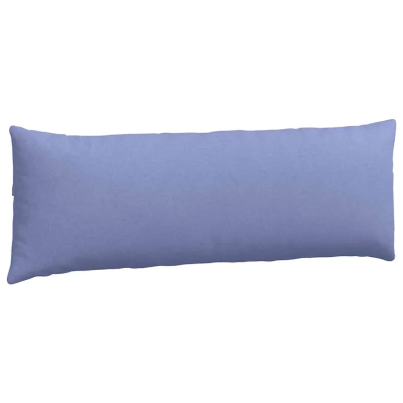 Sofa Pagalvės 2 pcs Džinsinės mėlynos 120 x 40 cm audinys