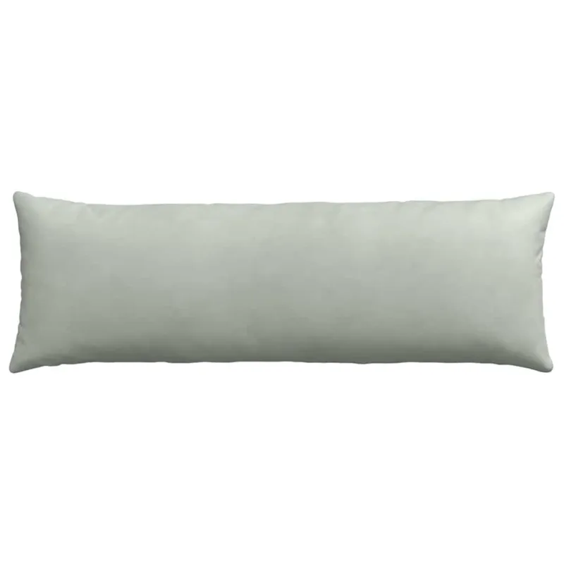 Sofa Pagalvės 2 pcs Šviesiai pilka 120 x 40 cm