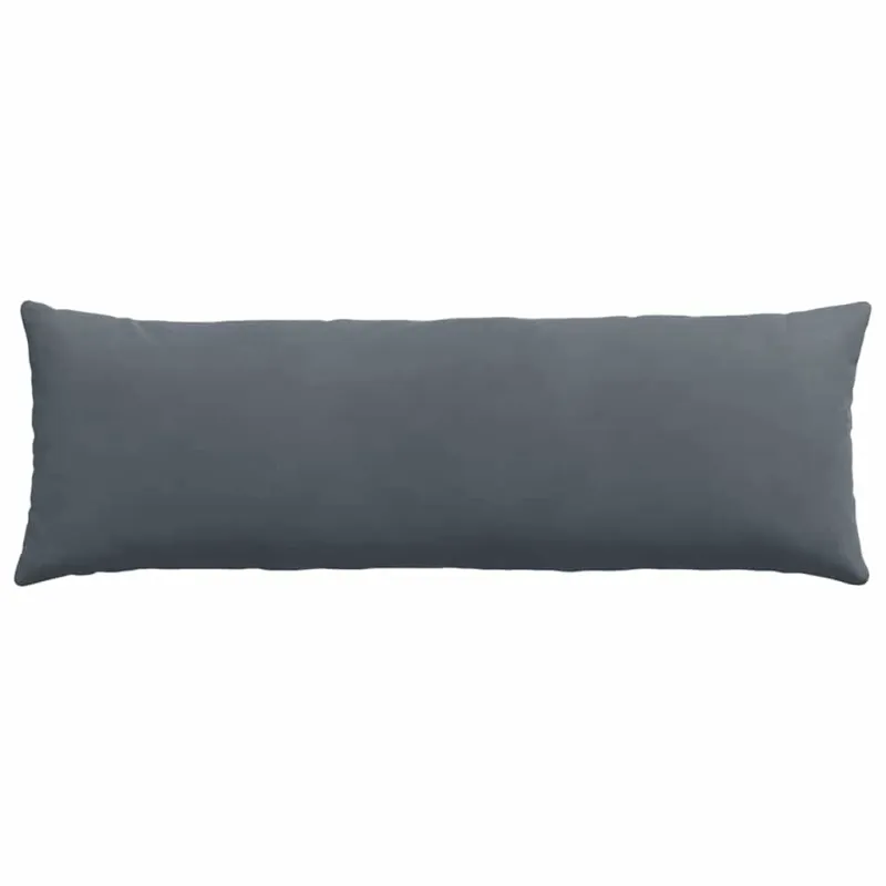 Sofa Pagalvės 2 pcs Tamsiai pilka 120 x 40 cm