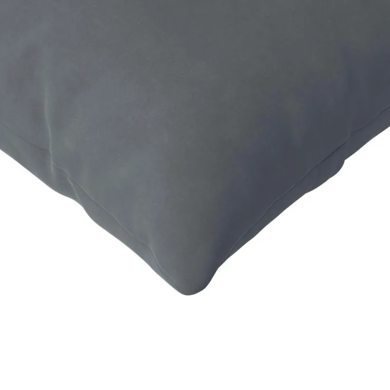 Sofa Pagalvės 2 pcs Tamsiai pilka 120 x 40 cm