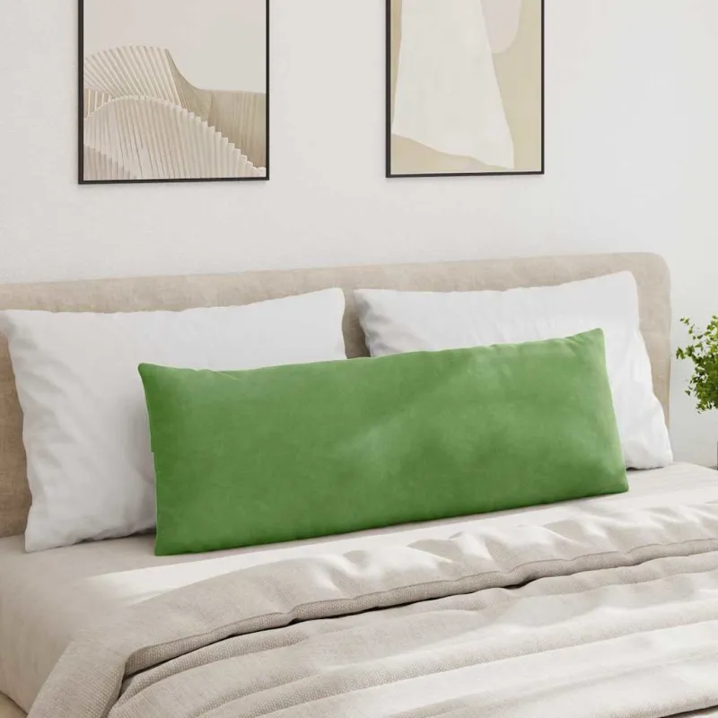 Sofa Pagalvės 2 pcs Šviesiai žalia 120 x 40 cm