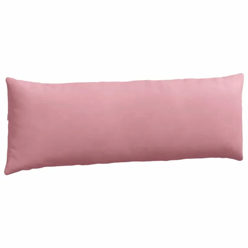 Sofa Pagalvės 2 pcs Rožinė 120 x 40 cm Kordūrinis audinys