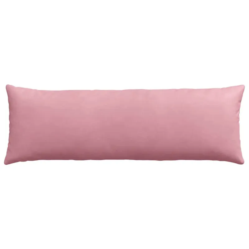 Sofa Pagalvės 2 pcs Rožinė 120 x 40 cm Kordūrinis audinys
