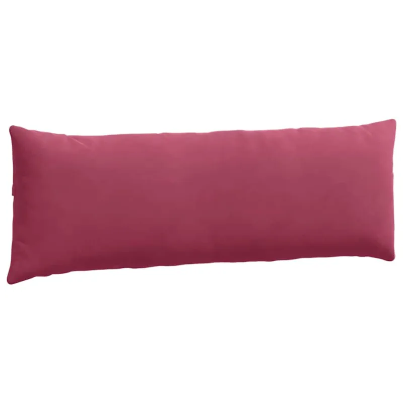 Sofa Pagalvės 2 pcs Vyno raudona 120 x 40 cm Kordūrinis audinys