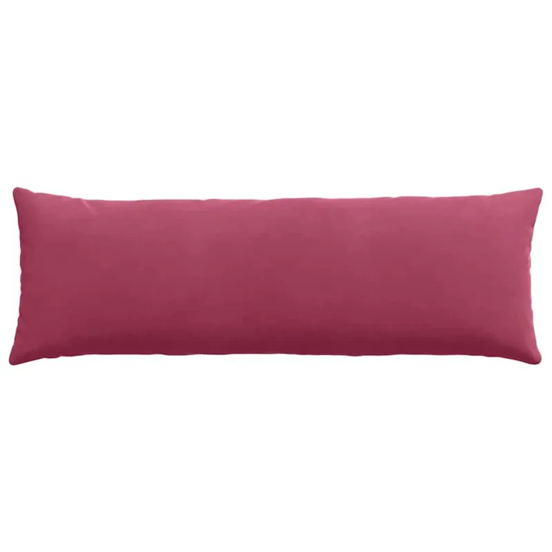 Sofa Pagalvės 2 pcs Vyno raudona 120 x 40 cm Kordūrinis audinys