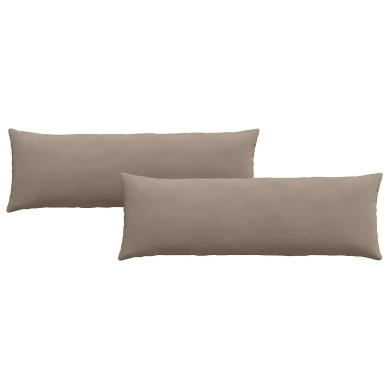 Sofa Pagalvės 2 pcs Taupe 120 x 40 cm audinys