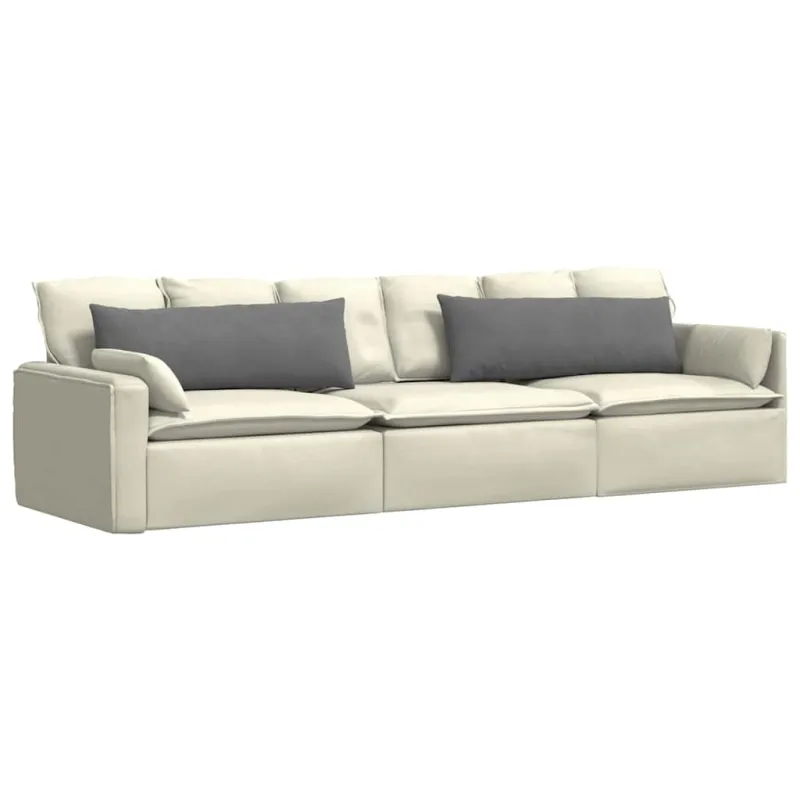 Sofa Pagalvės 2 pcs Tamsiai pilka 120 x 40 cm audinys