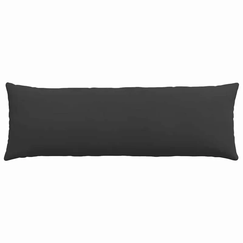 Sofa Pagalvės 2 pcs Juoda 120 x 40 cm audinys