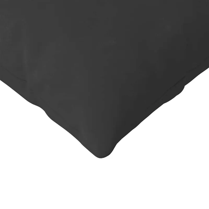 Sofa Pagalvės 2 pcs Juoda 120 x 40 cm audinys