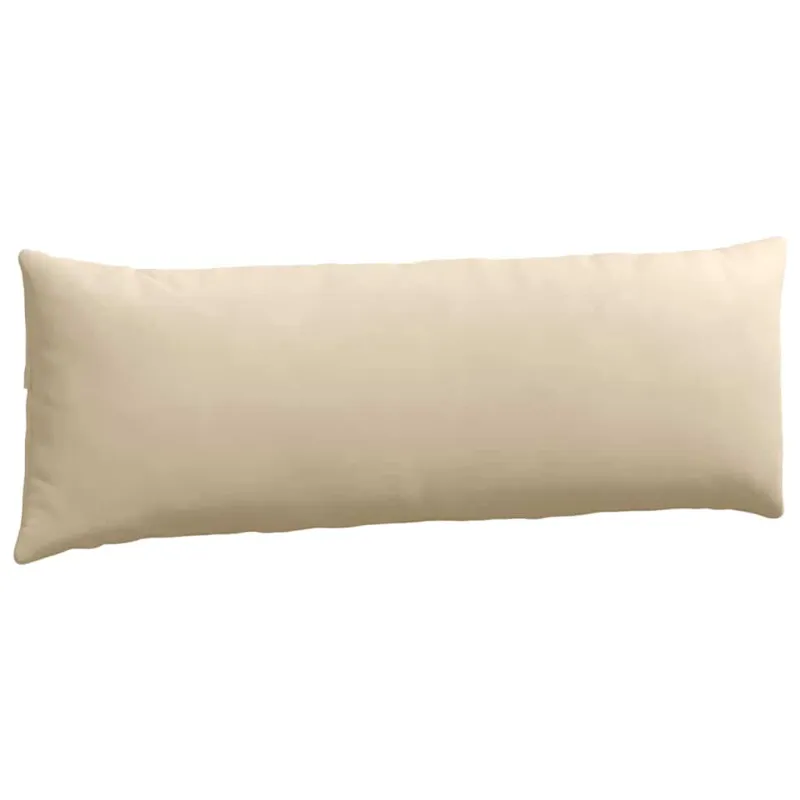 Sofa Pagalvės 2 pcs Kreminė 120 x 40 cm audinys