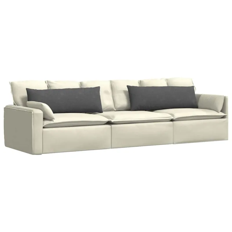 Sofa Pagalvės 2 pcs Tamsiai pilka 120 x 40 cm